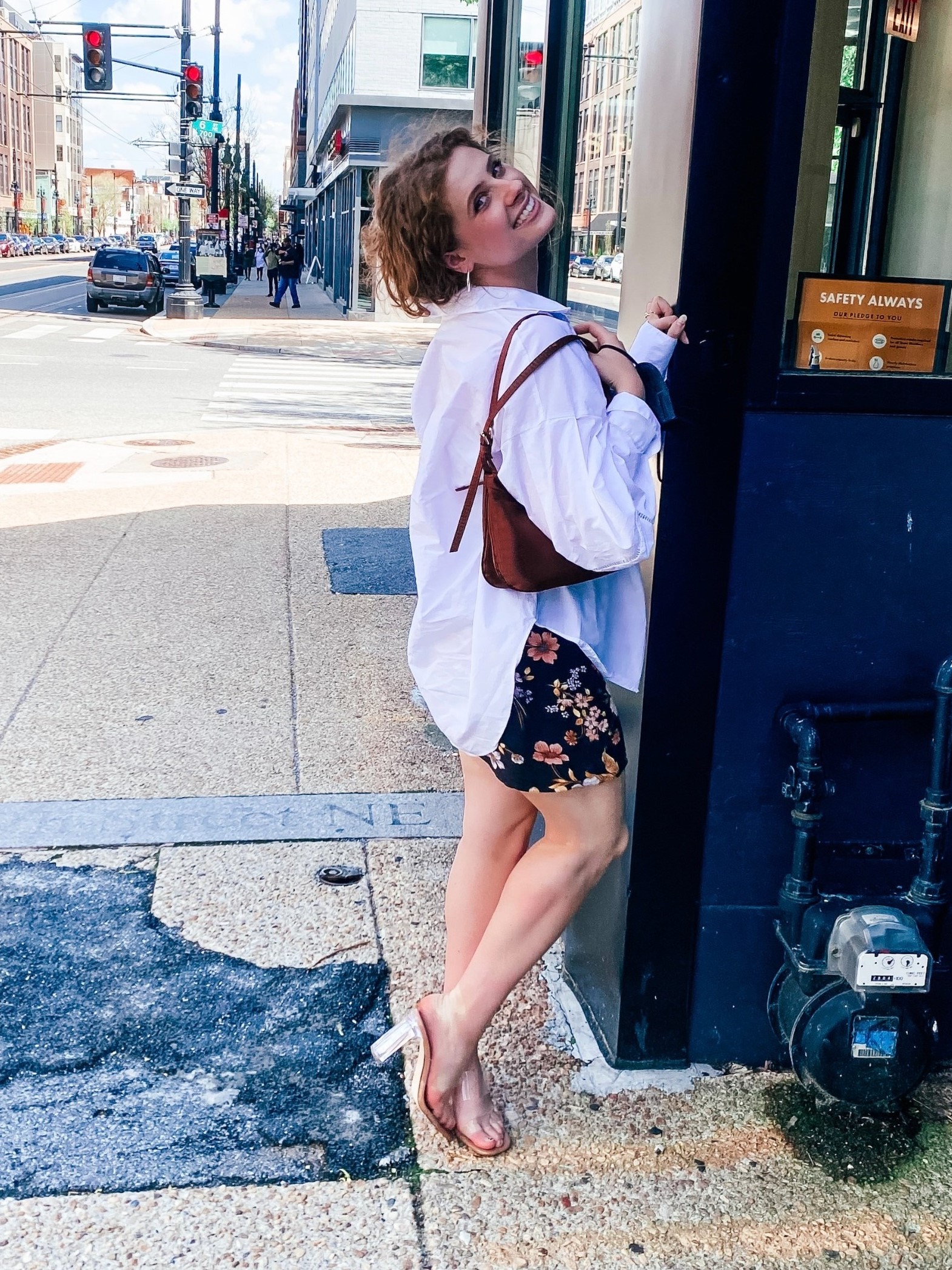 Jessica Seppi standing on the street